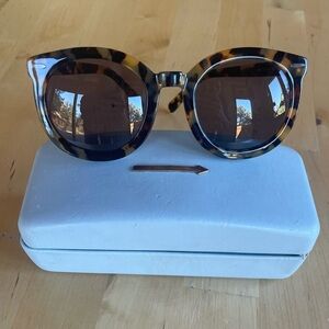 Karen Walker Super Duper Strength Sunglasses - Crazy Tortoise